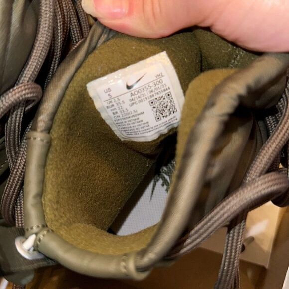 Nike Tanjun High Rise Phantom Sneaker Boots size 5 - Picture 5 of 6